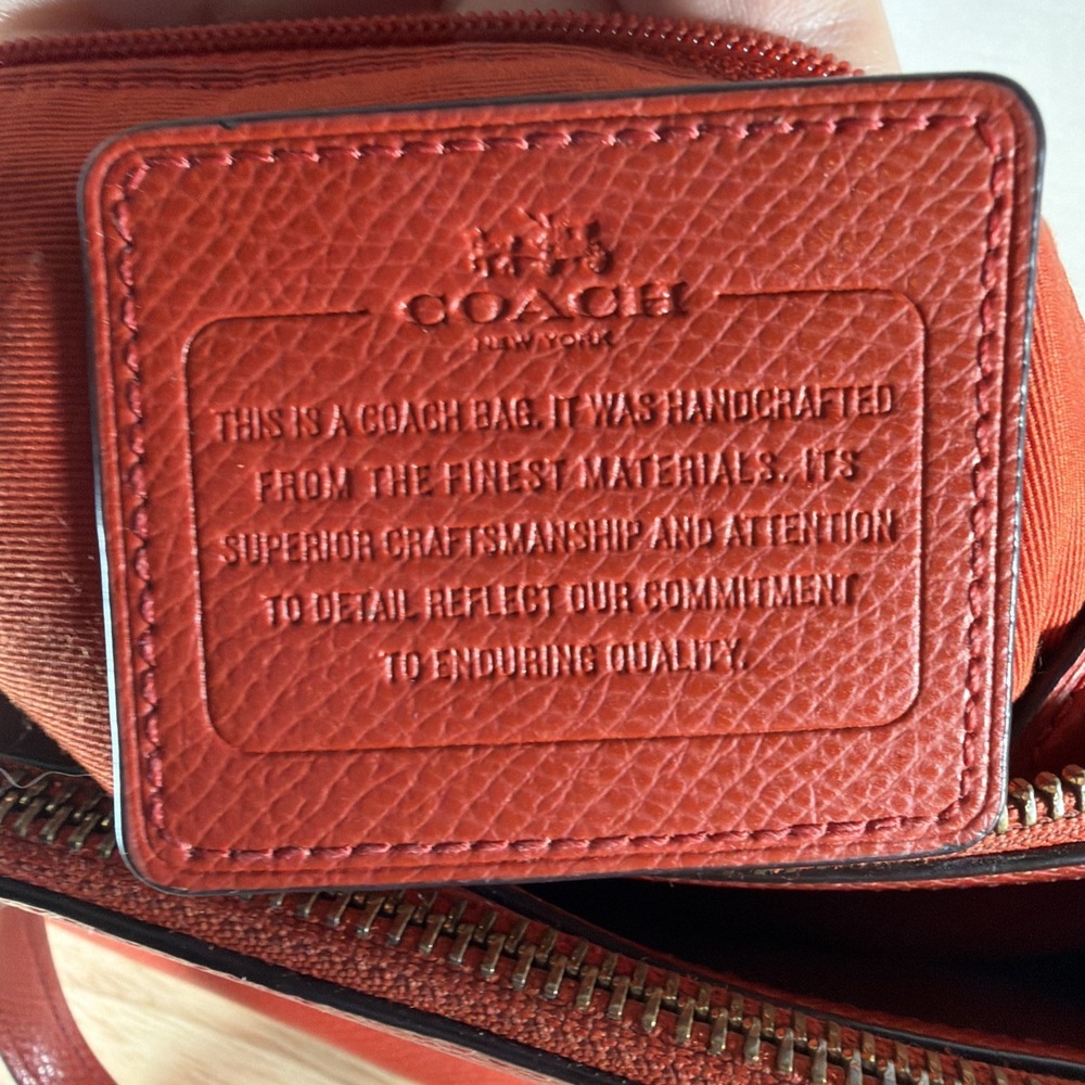Coach Coral Mini Christie Carryall Crossbody Shoulder Bag In Crossgrain Leather - Picture 14 of 14